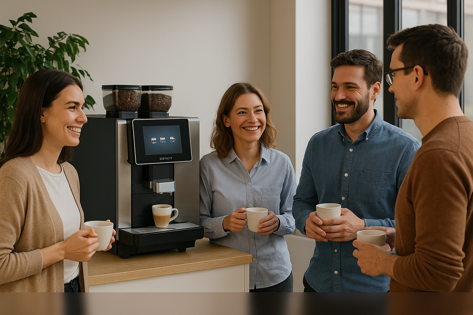 Machine à café en entreprise